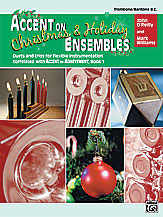 ACCENT ON CHRISTMAS TROMBONE OR BARITONE BC cover